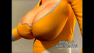 Voluptuous 3D Beauty Rides Hard Dick in Steamy Cartoon Porn Showdown