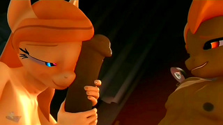 Steamy My Little Pony 3D Furry Rendezvous Under Moonlight Ride