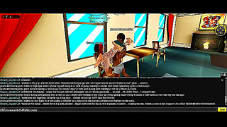 IMVU Couple Ignites Passion in Steamy 3D Hentai Hotel Romance
