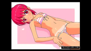 Lewd Ecchi Babes Strip Down for Sultry Animation Seduction