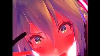 Alluring Anime Girl Pleasured by Spinel-Inspired Monster in Hot Tentacle Tryst