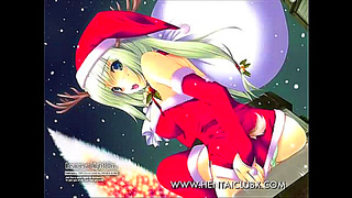 Naughty Elf Girls Ignite Christmas Eve with Hot Hentai Fun