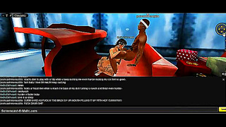 Divine Anime Beauty Ignites Hot Holiday Encounter in IMVU Wonderland
