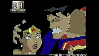 Superman Takes Control in Wild Encounter with Wonder Woman – Anal Oral Pleasure Ends in