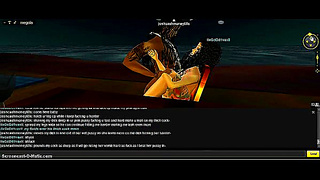 Sultry 3D Diva Romance Under Golden Skies – Hot IMVU Encounter at Dusk