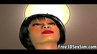 Voluptuous 3D Goddess Rides Wild in Hot Cartoon Sex Adventure