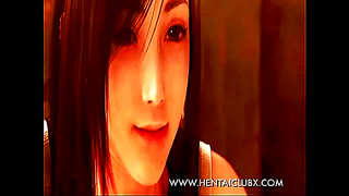 Tifa Surrenders to Fiery Backroom Pleasure in Sensual Hentai Tryst
