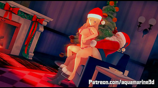 Sailor Seduced Beneath Holiday Glow – Hot 3D Hentai Encounter