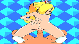 Daisy Rosalina Seduce Samus in Steamy Lesbian Hentai Encounter