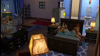 Two Sultry Sims Spark Hot Anime Passions in Wild Hentai Tryst