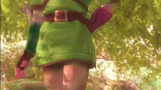 Zelda Yields to Links Burning Desire in Wild 3D Hentai Adventure
