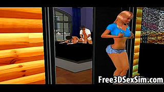 Three Busty Cartoon Babes Heat Things Up in Wild Threesome Fantasy