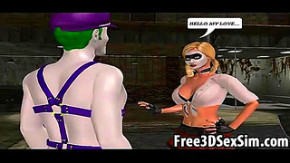 Joker Takes Control in Steamy 3D Hentai gangbang with Voluptuous Goddesses