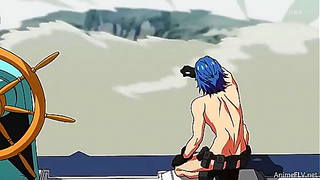 Seductive Anime Babe Tempts with Hot Blowjob Naughty Touches in Spicy Clip