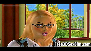 Ebony Goddess Ravished by Flaming Kisses in Steamy 3D Hentai Tryst