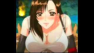 Tifa Teases Cloud with Seductive Blowjob in Steaming Hentai Dream