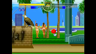 Mugen Battles Queen Warrior in Fiery Clash Filled with Sensual Tension