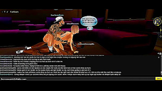 Inked CMC Nights: Hot 3D Hentai Action with IMVU Avatars Entwined
