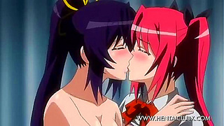 Seductive Anime Girls Heat Things Up with Naughty Cosplay Play in Rakuen 11