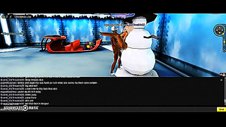 Anime Babe Seduces Her Mate in IMVUs Steamy Christmas Fantasy – Hot Holiday Fling