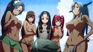Samurai Heart Throbs as Blushing Beauty Yields in Hot Hyakka Embrace