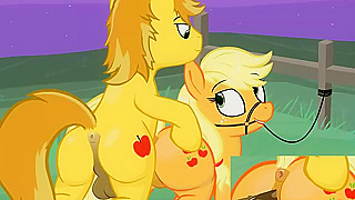 Applejack Surrenders to Forbidden Desires in Hot MLP Fantasy