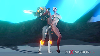 Alien Goddess Ravished by Futanari Astronaut in Steamy Space Suit Tryst