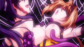 Harukos Tentacles Claim Bound Ninja in Wild Hentai Fantasy