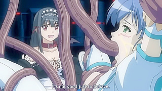 Maid Tempted by Demonic Tentacles in Hot Hentai Encounter