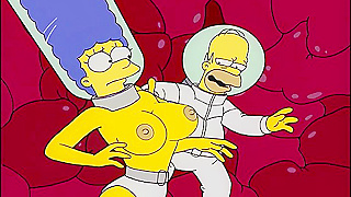 Marge Seduces Homer in a Sultry Submerged Tryst – Simpsons Style