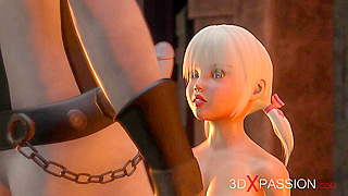 Blonde Teen Submits to Dark Desires Under Slave Masters Control in Hot Hentai Fantasy