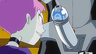 Jinx Seduces Cyborg with Steamy Blowjob in Teen Titans Forbidden Tryst