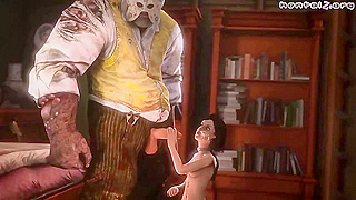 Elizabeth Seduces Savage Creature with Fiery Blowjobs Messy Facials – BioShag Encounter