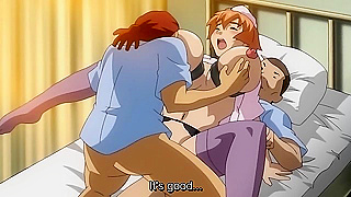 Busty Nurse Teases Virginal Patient in Hot Medical Hentai Fantasy