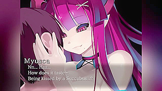 Succubus Tempts Lost Soul with Sensual Kisses Hypnotic Whispers – Dark Desires Unleashed