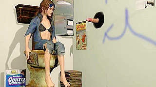 Ellie Tempts Mysterious Lover at Glory Hole for Hot Creampie Fun