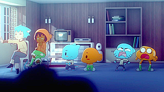Gumballs Friends Spark Hot Lesbian Liaison on Sofa – Sultry Moment Unfolds