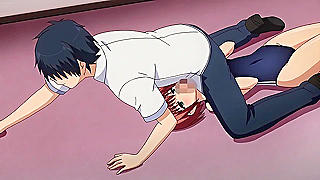 Teen in Tight Swimwear Takes Rough Facial in Hot Locker Room Encounter