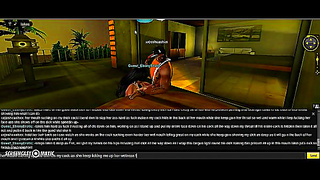 Ebony Beauty Teases with Hot Oral Pleasure on Horny Island Escape