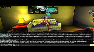 Luscious Anime Girls Seduce Under Tropical Sun in 3D IMVU Beach Paradise
