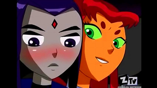 Starfire Ravens Secret Tryst Blazes With Lust in Hot Hentai Fantasy