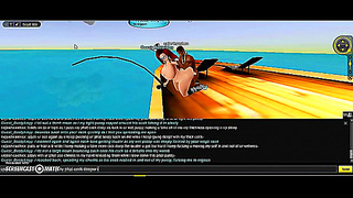 Amy Surfs Steamy Tidal Wave of Pleasure in Wild 3D Hentai Ride