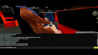 Ms. Darkness Gets a Hot 3D Blowjob from Lustful Hero in Epic RPG Encounter