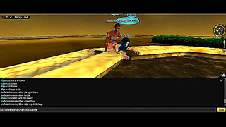 Cici Ignites Hot Passion with Daring Cartoon Lover in IMVU Fantasy World
