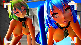 Futuristic Futa Duo Sparks Fiery MMD Romance in Steamy 4-Minute Ride