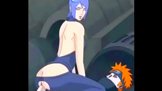 Konan Tempts Pain with Fiery Lust in Steamy Naruto Ninjutsu Tryst