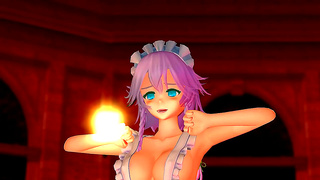 Lewd Touhou Goddess Dances into Horny 3D Hentai Ecstasy