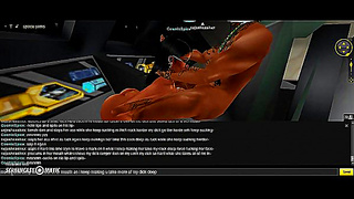 Intergalactic Heat: Alien Lovers Ignite Passion Amidst Stars in 3D Fantasy