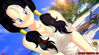 Gohan Seduces Videl in Hot Dragon Ball Tryst – Ricoh-Inspired Passion