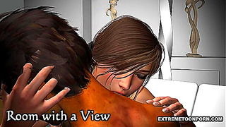 Gothic Beauty Pleasures Her Lover in Hot 3D Hentai Fantasy